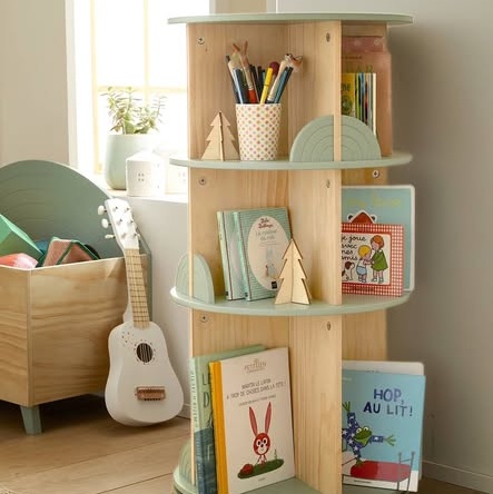 Little Roundie – Rotating Bookshelf for Little Readers